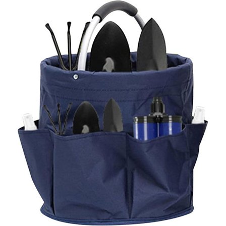 Haveværktøjskurv | Vandtætte poser til haveværktøj Runde opbevaringskurve til opbevaring af haveværktøj, elværktøj og andre vedligeholdelsesværktøjer