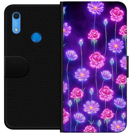 Kompatibelt Lommeboketui til Huawei Y6s (2019) Bloom Reverie Electric Petals