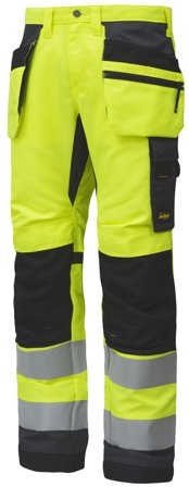 Snickers Workwear 6230 AllroundWork Arbeidsbukse varsel, gul Varsel, Gul, Klær