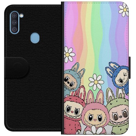 Kompatibel Tegnebogsetui til Samsung Samsung Galaxy A11 Regnbage
