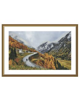 Broderikit Tavla Bergsdimma - Nova Sloboda