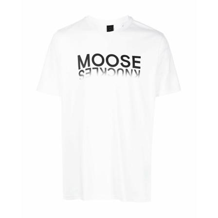 Moose Knuckles, T-Shirt Wit, Heren, Maat:L