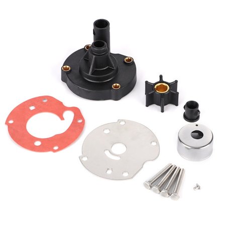Vattenpump Impeller Reparationssats Passar Evinrude Johnson OMC 5.5 6 7.5 HP 763758 778166 Utombordsmotor [JUN]