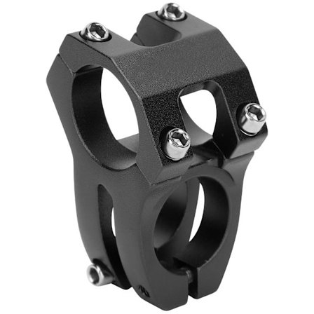 LUNJE Terrengsykkel Stem Sykkel Kort Styre Aluminium Legering Hul Stem 31.8x35mm Svart