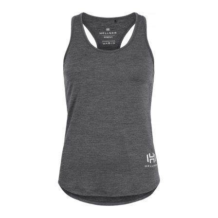 Hellner Nietsak Tank Top Women's Women Short sleeved fitness sweater Grey XL