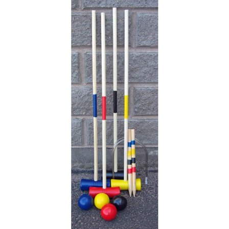 Krocketset trä, 4 spelare - Lyreco - Skola och förskola - Idrott, hälsa och rörelse - Spel och aktiviteter