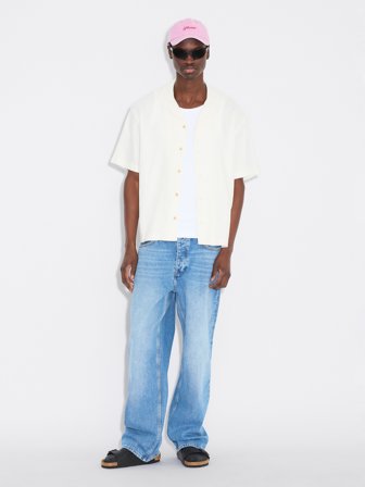 Holzweiler Pier Linen Shirt - Ecru - Men's - S