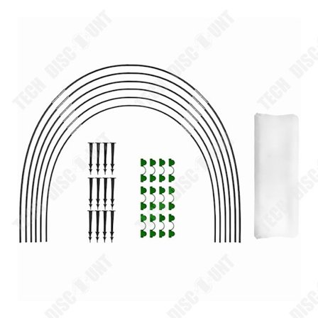 Trädgårdsnät - TD - Trädgårdstunnel 3X10M - Insektskydd - Enkel installation - Återanvändbar