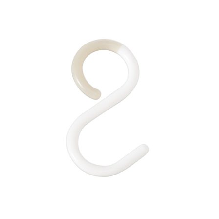 Multifunktionelle japansk-stil S-formede bløde hovedkroge, ingen stansning, badeværelse garderobe plastik anti-drop opbevaringskroge, 3 pakke