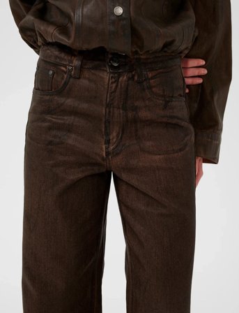 Gestuz Gzcellie Hw Wide Jeans - Brown - 30 x 32