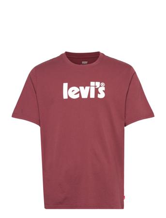 Ss Relaxed Fit Tee Core Poster T-shirts Short-sleeved Rosa LEVI ́S Men