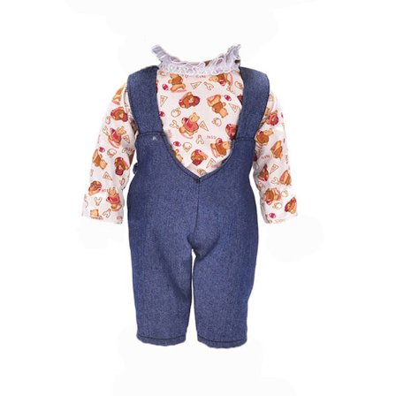 Hängselbyxor för dockkläder 7 7