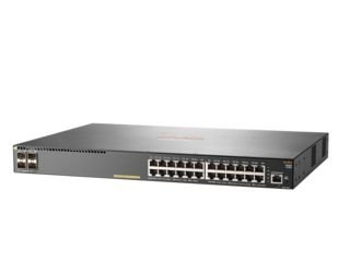 Hewlett Packard Enterprise HPE Aruba 2930F 24G PoE+ 4SFP+ - switch - 24 porter - Styrt - rackmonterbar