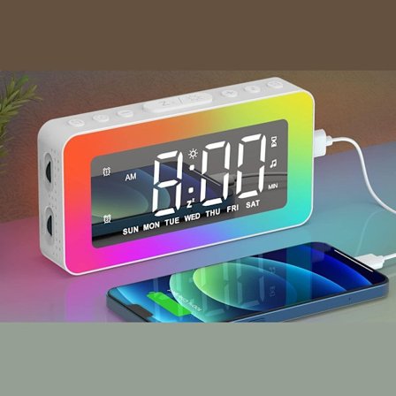 Digitaalinen kello Elektroniset kellot Peilattu kello