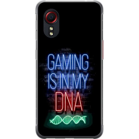 Yhteensopiva Puhelinkuori Samsung Galaxy Xcover 5 Viktor Gyökeresin muotokuva vihreässä paidassa, jossa on leijonamotiivi ja intensiivinen vihreä tunn