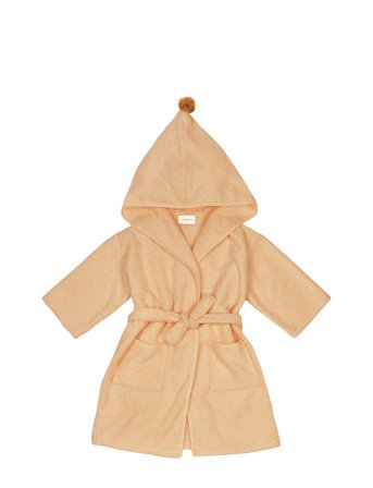 NOBODINOZ So Cute Bathrobe 42X66 5-7Y - Beige - 5-7Y