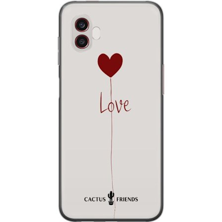 Yhteensopiva Puhelinkuori Samsung Samsung Galaxy Xcover6 Pro Cactus and Friends - Love Balloon Minimal