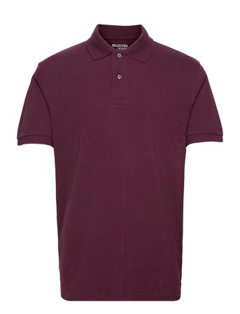 Slhneo Ss Polo S Purple Selected Homme