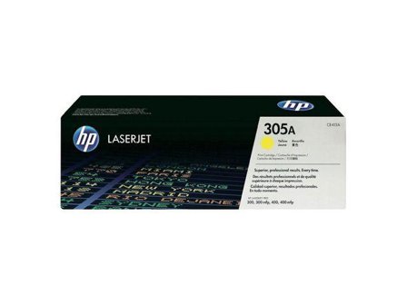 HP 305A - gul - original - LaserJet - tonerpatron (CE412A)