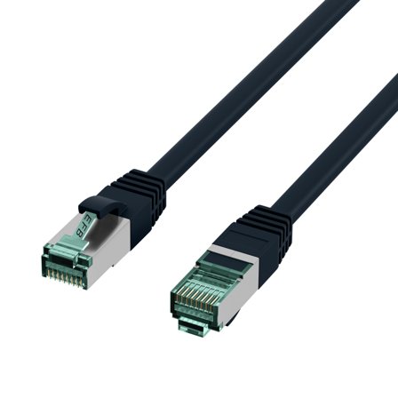EFB ELEKTRONIK RJ45 Patchkabel S/FTP, Cat.6A, LSZH, 5m, svart