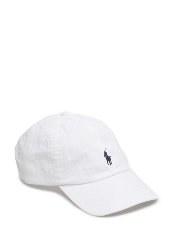 Ralph Lauren Kids The Iconic Cotton Chino Ball Cap - White - ONE SIZE