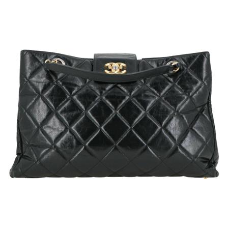 Chanel Vintage, Pre-owned Shoulder Bag Zwart, Dames, Maat:ONE Size