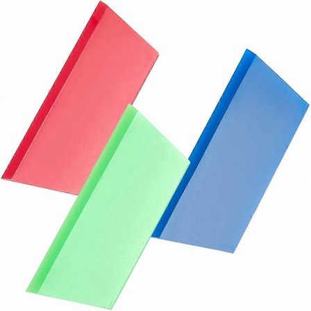 Gummiskraber Blød Silikone Gummi Skraber 3 stk. Anti-ridse TPU Belægning Skraber til Bilindpakning Vindue Forrude Vinyl Maling Beskyttelsesfilm - 