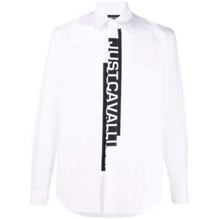 Just Cavalli, Formal Shirts Wit, Heren, Maat:S