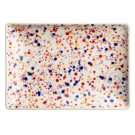 Iittala Oiva Toikka Collection Helle A5 tallerken 15 x 21 cm, blåbrun' - 'Blå, brun