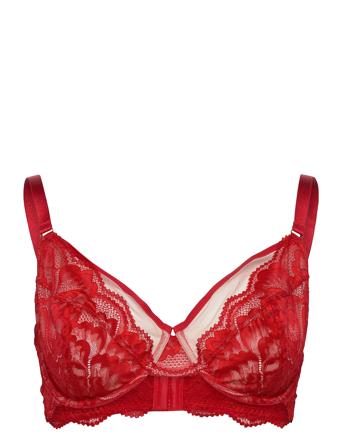 Bra New Wire Elsa Lace Plussiz Red Lindex