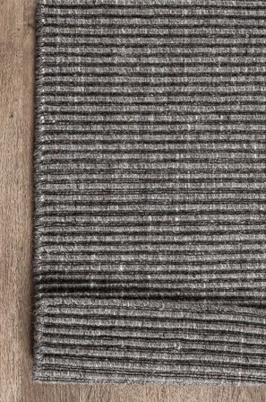 InHouse Group - Ovimatto Ribb - Harmaa - Ovi- & porrasmatot - 60X90 - - Homeroom