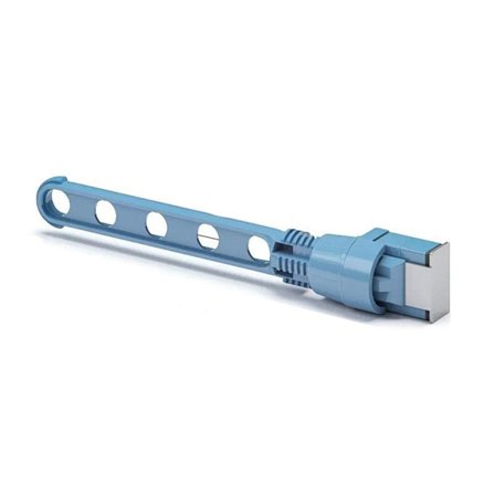 5/6 Hål Fönster Klädhängare Klädställ BLÅT 5 HÅL 5