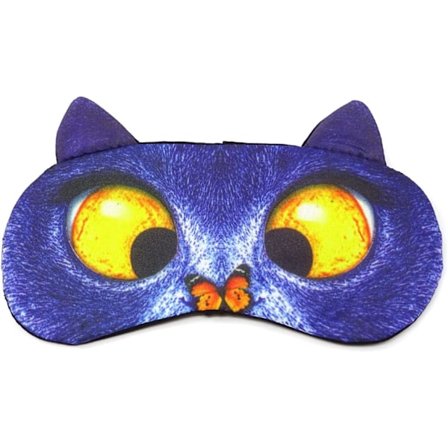 3D Morsom Øyemaske Sovemaske med Justerbar Hodestropp for Reise, Spill, Fest, Hvile, Søvn, etc.