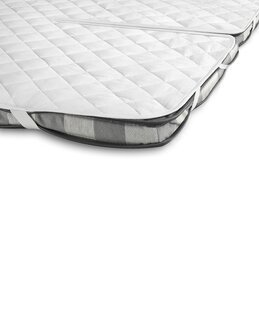 Madrassbeskyttelse 2-splitt Hvit