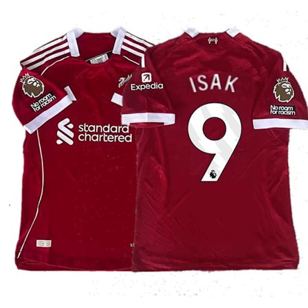 25–26 Sæson Liverpool FC Hjemmebanetrøje Nr. 9 ISKA Fan Edition Trøje