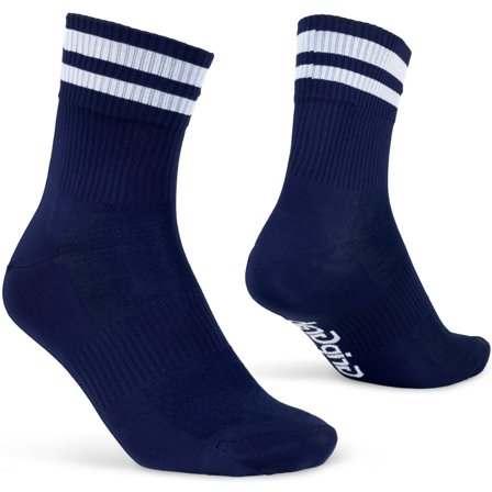 GripGrab Original Stripes Crew Socks Unisex workout socks Blue S (38-41)