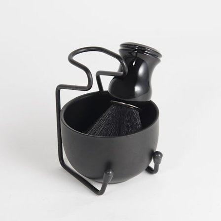 3 i 1 barberingskostsett rett bolle og barberstativ barbering