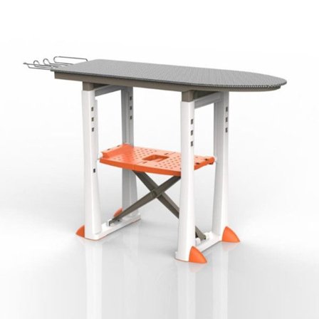 Strygebræt - 40 x 31 x 113 cm - Creme