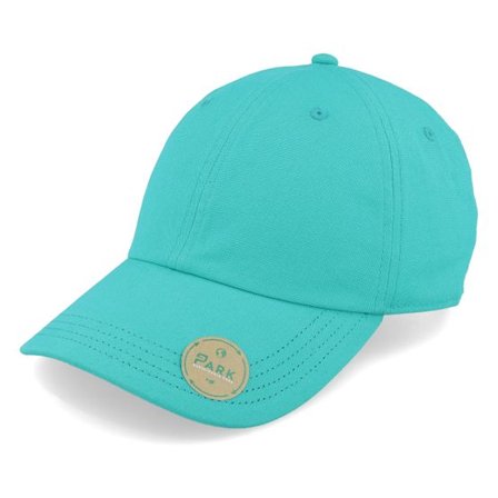 Park - Grön unconstructed Keps - Caribbean Blue Sustainable Dad Cap @ Hatstore