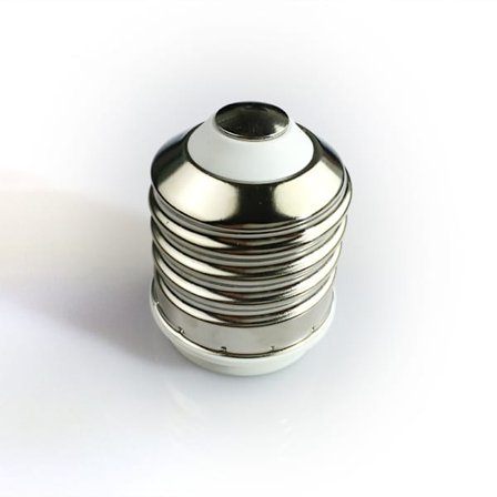 4x Sockeladapter - E40 til E27 Sockelkonverter - E27 Sockellampeholder Adapter for Halogen LED Pære