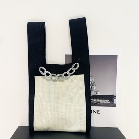 Knit Handbag Knot Wrist Bag 2 2