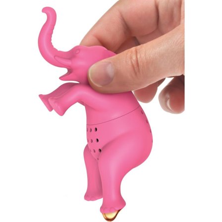 Stor brygge elefant silikon te-infuser