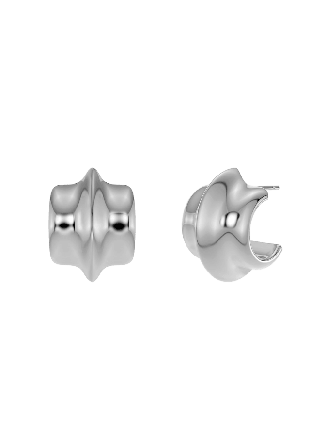 Edblad Barre Hoops S Steel Smycken & klockor Dam Grå ONESIZE