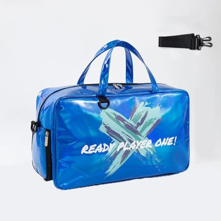 Strandtaske Mode Plastvævet håndtaske Rutet lyserød