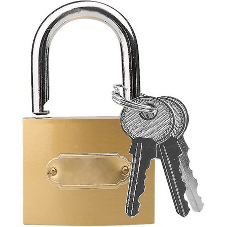 1 st 32 mm Litet Hänglås med Nycklar Utomhus Skjul Väderbeständigt Hänglås