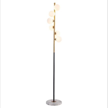 3W Industriel Stil Smijern Marmor Gulvlampe