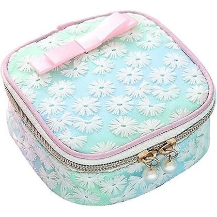 Verkkokirjailu Rosetti Naisten Kosmetiikka Terveyssiteiden Säilytyslaukku Vetoketju Vihreä Luova ja Käytännöllinen