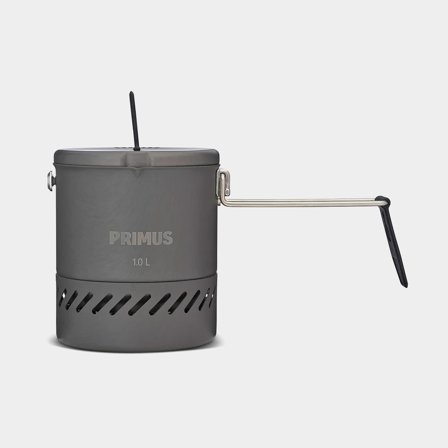 Sistema de ollas de camping Primus Ulti Pot, con intercambiador de calor, aluminio anodizado duro, 1 litro