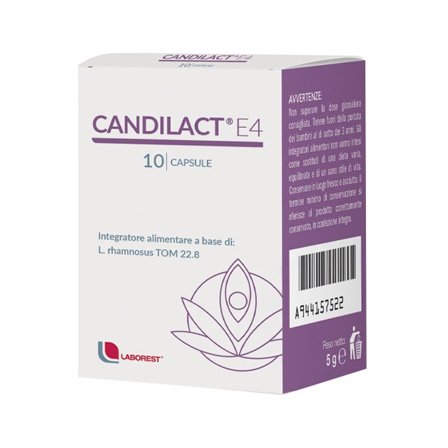 Candilact E4 10 Capsule - Integratore per Benessere Intestinale