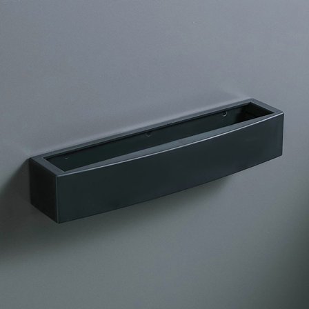 Väggmonterat skoställ, skohylla i plast, förvaringslösning för husbilar, 4-pack dörrskohängare med självhäftande montering [YDE]